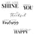 Tampons transparents texte 10- Sizzix