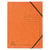 Chemise à élastique sans rabats carte lustrée 355gm2 - A4 - Orange - x 25 - Exacompta