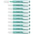 Lot de 10 surligneurs - STABILO - Swing Cool Pastel Edition - Touche de Turquoise