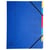 Trieur agrafé avec élastiques 7 compartiments - Couleurs assorties - x 12 - Exacompta