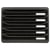 Module de classement Big Box Plus horizon 5 tiroirs Glossy - Noir brillant - Exacompta