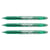 Lot de 3 Stylos roller effaçable PILOT - FRIXION BALL 05 - Vert - Pointe fine