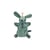 Marionette Lapin Dorlotin - vert sauge MA190 - Ma lou Tradition