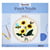 Figured'Art Punch Needle Kit Complet pour Adultes et Enfants - Fleurs et Abeille - Parfait pour Débutant. Set prêt à broder taille 20x20cm avec cadre circulaire