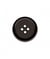 Carte de 4 boutons rebord noir 4 trous 15mm - Union Knopf Noir