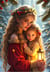 Puzzle 1000 pièces - Tendresse de Noël - Collection Mère et Fille - Alipson Puzzle