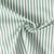 Tissu Coton imprimé Arty Edoua rayures Vert sur fond Blanc