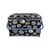 Boîte à couture 21x28,5x19,5cm bulles bleues vertes fonds noir