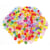 MégaCréa DIY - Perles pour enfant opaques toupies 0,8 cm 344 pièces