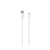 Jaym Câble Lightning vers USB-A 2,4A Charge et Synchronisation Collection POP 1,5m Blanc