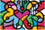 Puzzle 2000 pièces - Romero Britto - Heart butterfly - Bluebird Puzzle