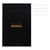 Bloc notes - A4+ - 21x31,8 cm - Lignes - 80 feuilles - Noir - Rhodia