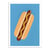 Affiche 50x70 cm - American Hot-dog - Rosi Feist