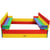 AXI ELLA Bac a sable avec bancs Arc en ciel 100x95x20cm - Axi House