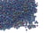 1000 perles de rocaille multicolore bleu, violet et vert ø 2 mm 12/0 - creation bijoux