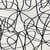 Tissu Jacquard Line Art noir sur fond Blanc