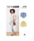 Patron New Look 6698 - Blouse boutonnée avec variations de manches du 34 au 46 taille n°FR 34-46