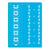 Pochoir plastique souple réutilisable 18,5 x 14,5 cm Fabrika Decoru DECORATION NOEL 441