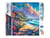 Diamond Painting Broderie Diamant Figured’Art 40x50cm toile entière roulée avec diamants carrés - Maisons en bord de plage