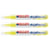 Lot de 3 marqueurs peinture acrylique permanent pointe moyenne 2-3 mm - EDDING - Jaune fluorescent