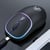 Souris Sans Fil Silencieuse Rechargeable 1600 DPI Rose Pour PC Et Mac Noir YONIS