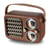 Enceinte Bluetooth Rétro Multifonctionnelle Design Bois Signal Stable 1200mAh YONIS