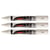 Lot de 3 marqueurs craie - UNI-BALL - Pointe conique moyenne 1,8 - 2,5 mm - Blanc - CHALK Marker