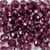 45 perles à facettes rondes Ø 4 mm - violet