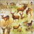 Lot de 4 serviettes en papier découpage collage 33 cm CERF A 102