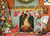 Puzzle 500 pièces - Pièces XXL - Christmas by the Fireplace - Eurographics