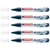 Lot de 5 marqueurs peinture acrylique EDDING 5100 - Bleu nuit - Pointe moyenne 2-3 mm