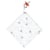 Doudou lange attache tétine en gaze de coton, Bleuet