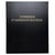 Reliure registre 32x26cm 4 anneaux avec recharge 100 feuillets - Conseils d'administration - Noir - Exacompta