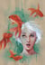 Puzzle 1000 pièces - Misstigri - La Demoiselle aux Poissons - Grafika