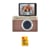 Kodak Pixpro C1 Appareil Photo Compact 13MP BSI CMOS, Zoom 4x, Écran LCD 2.8", Flash LED, Batterie – Marron + Carte microSDHC 16 Go Class 10
