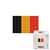 Kit mosaïque DIY pixel art - Drapeau Belgique - Mini
