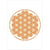 Pochoir mandala format A5 décoration peinture QBIX