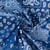 Tissu Coton imprimé Arty Eli patchwork paisley sur fond Bleu denim
