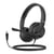 LinQ Micro-Casque Filaire USB pour PC et Mac Appels Ultra Clairs Câble 2m Noir