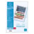 Sachet 10 pochettes coin polypropylène lisse 12/100e - A4 - Cristal - x 10 - Exacompta