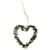 Coeur en buis avec suspension, 7,5x8cm, 4 pièces
