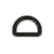 Anneaux en D pour Sangle / bandoulière sac 20mm noir