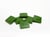 Carreaux mosaïque Vert foncé Pixel art - Classique - Lot de 30