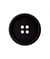 Carte de 3 boutons de chemise en Corozo 4 trous 20mm - Prym Noir