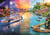 Puzzle 1000 pièces - Croisière Fluviale - Trefl