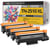 TN2510 XL - Pack 4 toners compatibles Brother HL-L2400DWE MFC-L2800DW - 123CONSOMMABLES