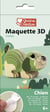 maquette adhesive carton 3d – chien – Graine Creative