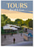 Affiche vintage ville Tours - Quai de la Loire | A3 : 29,7x42cm