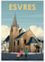 Affiche ville Esvres | A3 : 29,7x42cm