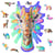 Wooden City Puzzle: NATTY GIRAFFE 150/15, en bois, 8+